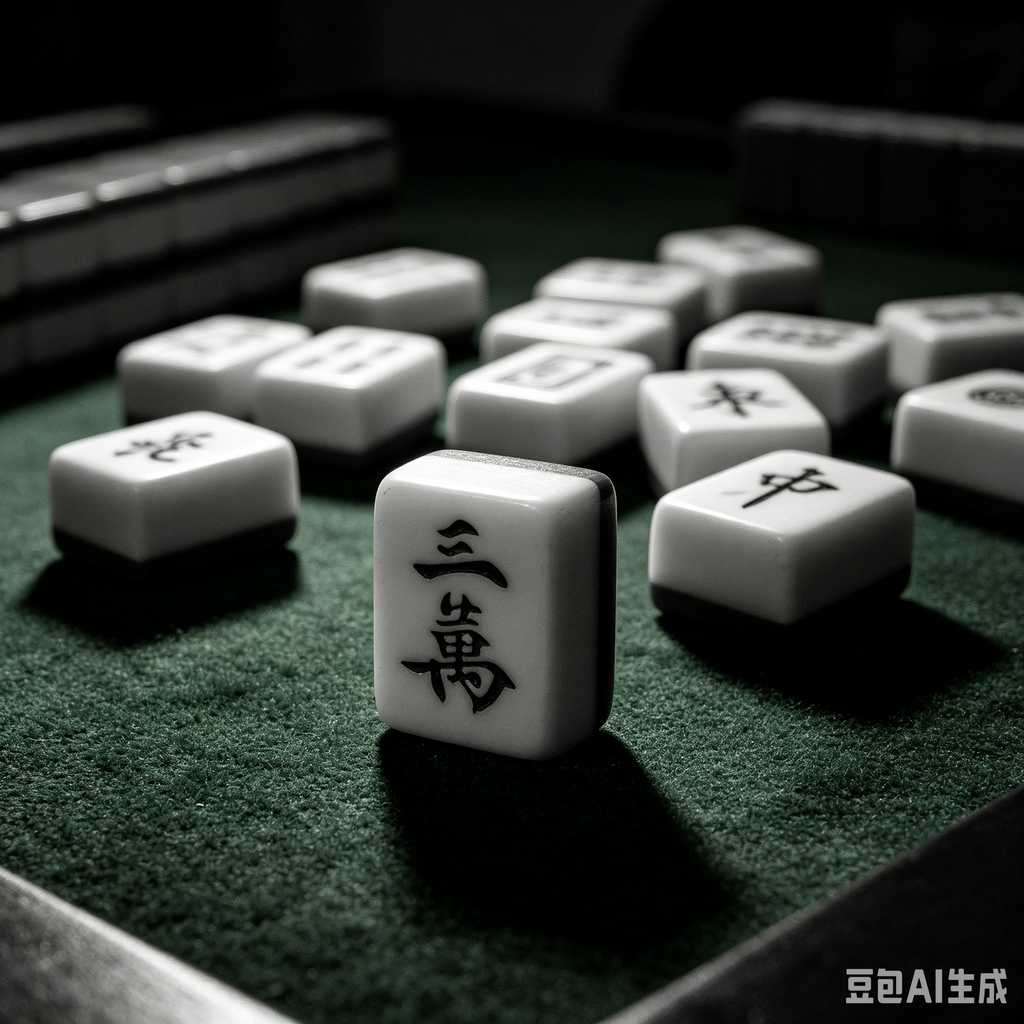 unique text mahjong tiles design