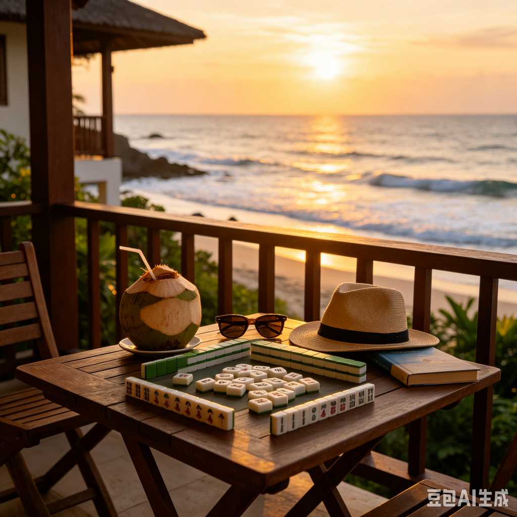 simulated ivory mahjong set