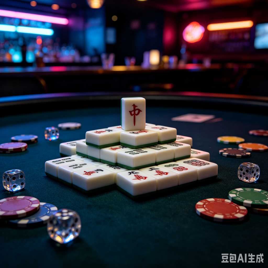 retro vintage mahjong set